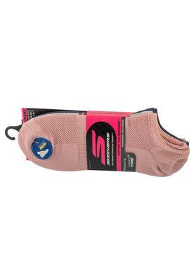 Skechers Skechers Skarpety krótkie 3pk Womens Microfiber Non Terry No Show Kolorowy