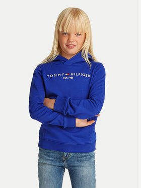 Tommy Hilfiger Tommy Hilfiger Bluza Essential KS0KS00205 S Niebieski Regular Fit