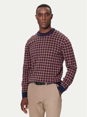 Gant Gant Sweter 8050253 409 Bordowy Regular Fit