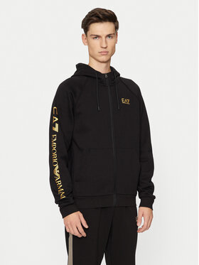 EA7 Emporio Armani EA7 Emporio Armani Mikina 8NPM22 PJ07Z 0208 Černá Regular Fit