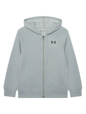 Under Armour Under Armour Bluza Ua Rival Cotton Full Zip 1357613 Szary Loose Fit
