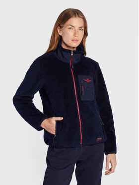 Aeronautica Militare Aeronautica Militare Kurtka przejściowa 222AB2028DCT2998 Granatowy Regular Fit