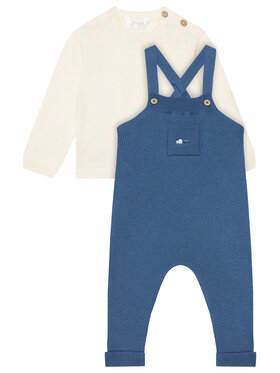 Mayoral Mayoral Komplet sweter i spodnie materiałowe 2646 Niebieski Regular Fit