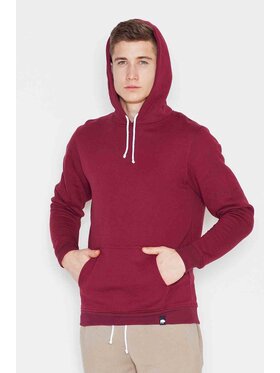 Visent Visent Mikina V006 Bordová Regular Fit