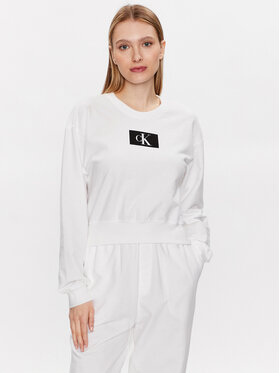 Calvin Klein Underwear Calvin Klein Underwear Суитшърт 000QS6942E Бял Regular Fit