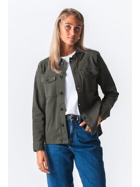 TeeShoppen TeeShoppen Koszula 'Basic Collection' Zielony Regular Fit