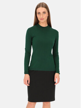 Potis & Verso Potis & Verso Sweter Mai Zielony Slim Fit