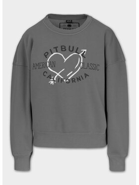 PITBULL PITBULL Bluza MANZANITA HEART Szary Regular Fit