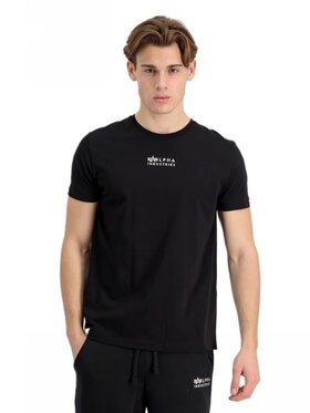 Alpha Industries Alpha Industries T-Shirt AI.118529-649-M Czarny Regular Fit