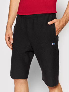 Champion Champion Szorty sportowe Logo 216543 Czarny Custom Fit