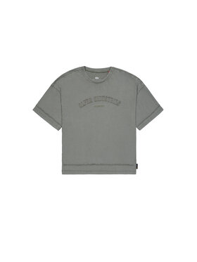 Alpha Industries Alpha Industries T-Shirt Open Edge T-Shirt Zielony Relaxed Fit