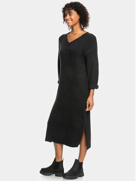 Roxy Roxy Rochie tricotată Winter Escape Ktdr ERJKD03449 Gri Regular Fit