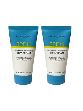 dr. Eve Ryouth dr. Eve Ryouth SPF15 Nawilżający + Ochronny krem ​​na dzień 30 ml + serum przeciwzmarszczkowe 15 ml Krem na dzień