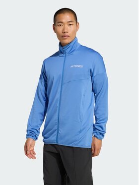 adidas adidas Bluza techniczna Terrex Xperior Climawarm Light Fleece Błękitny Slim Fit