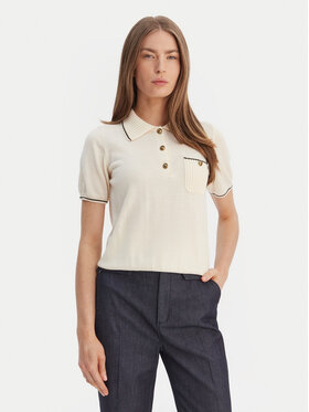 Luisa Spagnoli Luisa Spagnoli Polokošile Miconia 100295 Écru Regular Fit
