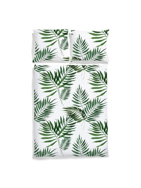 White pocket White pocket Komplet pościeli satynowa Biały