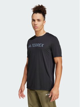 adidas adidas Koszulka techniczna Terrex Multi Climacool Logo Tech Tee Czarny Regular Fit