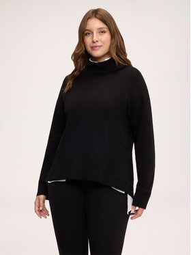 Fiorella Rubino Fiorella Rubino Sweter M277L008559N033 Czarny Over Fit