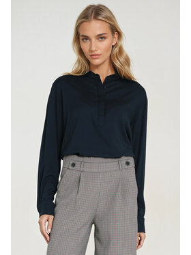 NIFE NIFE Halenka B194 Tmavomodrá Oversize