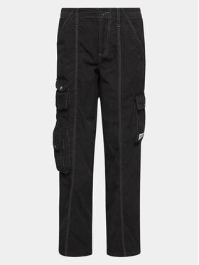 BDG Urban Outfitters BDG Urban Outfitters Medžiaginės kelnės Y2k Low Rise Cargo Pants 77101459 Juoda Regular Fit