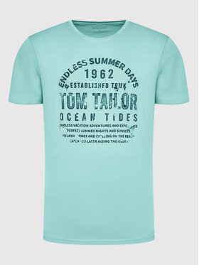 Tom Tailor Tom Tailor T-Shirt 1031567 Niebieski Regular Fit