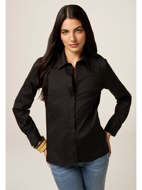 Oltre Oltre Koszula 5078R003018N033 Czarny Slim Fit