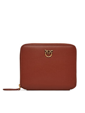 PINKO PINKO Duży Portfel Damski Taylor Zip Around 100249 A0F1 Brązowy
