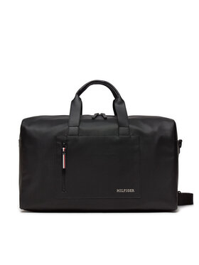 Tommy Hilfiger Tommy Hilfiger Чанта за уикенд Th Pique Duffle AM0AM11779 Черен