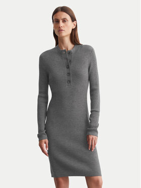 Marc O'Polo Marc O'Polo Strickkleid 409 5086 67103 Grau Slim Fit