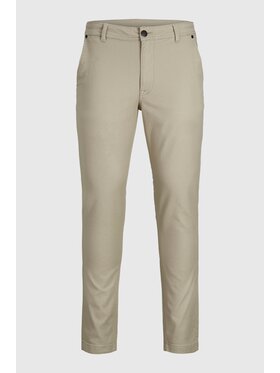 TeeShoppen TeeShoppen Chinosy 'Perform Collection' Beżowy Slim Fit
