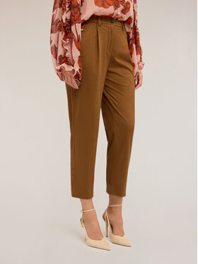 Motivi Motivi Pantaloni di tessuto P313Q004106N012 Marrone Regular Fit