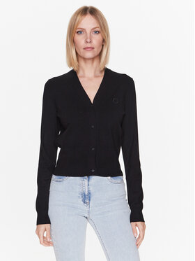 Trussardi Trussardi Cardigan 56M00565 Noir Regular Fit