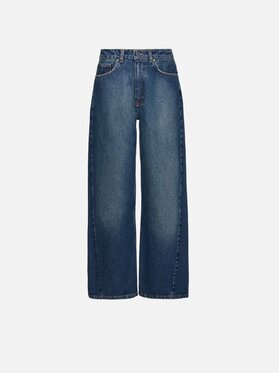 La Mania La Mania Jeansy UMI Tmavomodrá Basic Fit