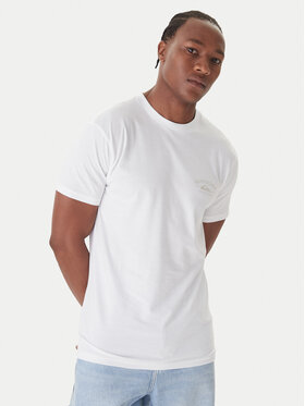 Quiksilver Quiksilver T-Shirt Anchor EQYZT08178 Biały Regular Fit