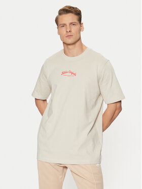 adidas adidas Tricou JD0667 Bej Loose Fit