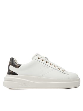 Guess Guess Sneakersy FLJELB FAL12 Biela