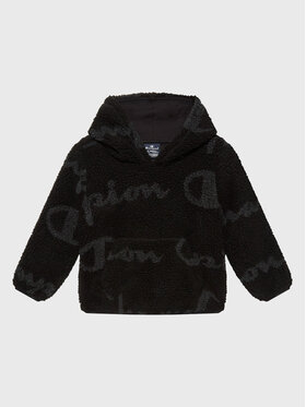 Champion Champion Sweatshirt Script Logo Teddy 306206 Schwarz Regular Fit