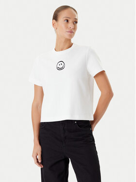 Vero Moda Vero Moda T-Shirt Sara 10311633 Biały Regular Fit