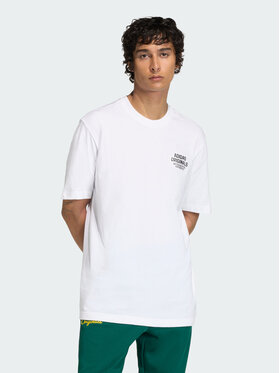 adidas adidas T-Shirt 162223 Biały Loose Fit