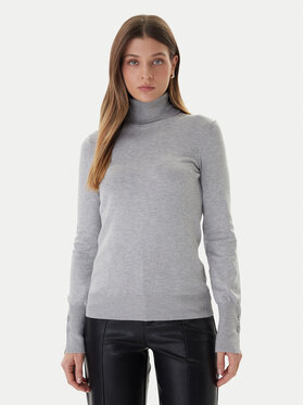 Guess Guess Krekls ar augstu apkakli Paule W2BR53 Z2V62 Pelēks Slim Fit