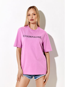 Rage Age Rage Age T-Shirt Champagne Rosa Regular Fit