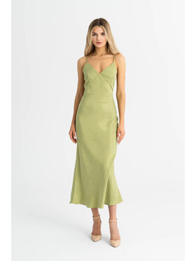 Leimann Leimann Sukienka koktajlowa Noemi Zielony Feminine Fit