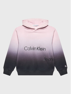 Calvin Klein Jeans Calvin Klein Jeans Bluza All Over Gradient IU0IU00334 Fioletowy Regular Fit