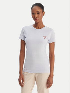 Guess Guess T-Shirt W2YI44 J1314 Světle modrá Regular Fit