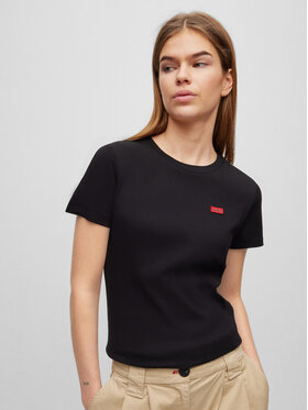 Hugo Hugo Тишърт 50478510 Черен Regular Fit