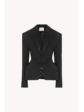 Epuzer Epuzer Marynarka Phoenix peplum Czarny Standard Fit
