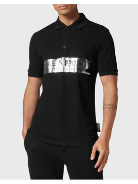 Plein Sport Plein Sport Polokošeľa 687 Čierna Slim Fit