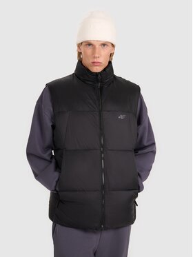 4F 4F Gilet 4FWAW25TVJAM229-20S Nero Regular Fit