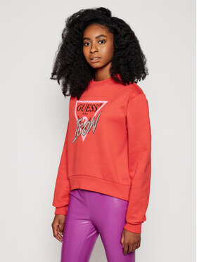 Guess Guess Суитшърт Icon W1RQ04 K68I0 Червен Regular Fit