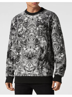 PHILIPP PLEIN PHILIPP PLEIN Sveter 2469 Čierna Regular Fit